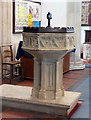 St Andrew, Shalford - Font