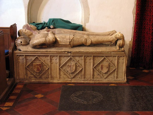 St Mary Magdalene & St Mary the Virgin, Wethersfield - Tomb chest
