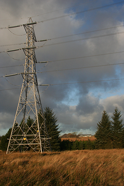 Pylon near Muldron Lodge
