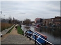 Blocks of flats near Old Ford Lock