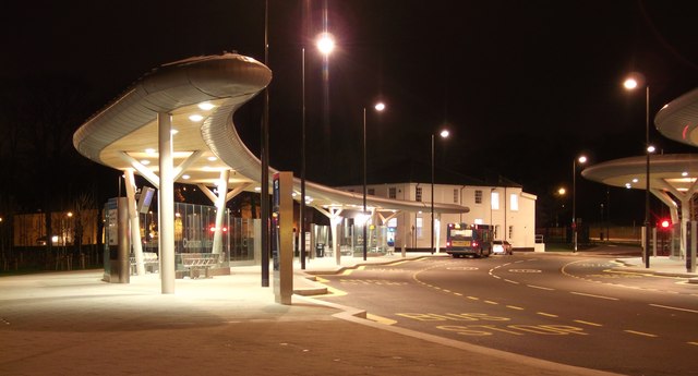 Chatham, Bus Interchange Facility (at night)