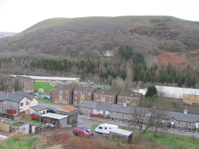 View east over Ogmore Vale