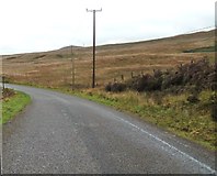 NX5462 : Power cables crossing the moors by Ann Cook