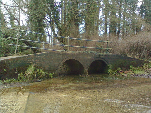The footbridge at Traitor's Ford