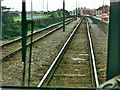 View from back of tram, 1975