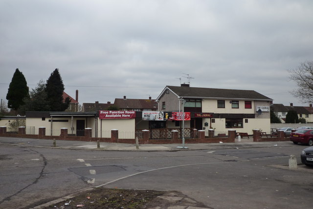 The Caerau Pub Ely - near Heol Trelai Feb 2010