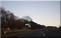 Approaching junction for Longforgan off A90