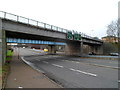 Two bridges over Western Avenue, Cardiff