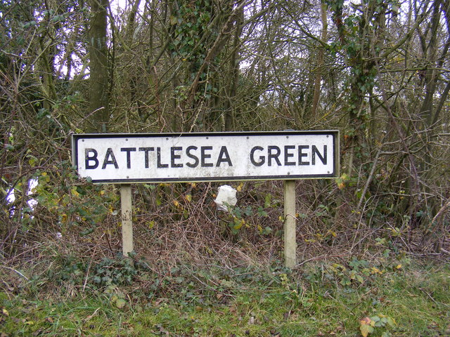 Battlesea Green Sign