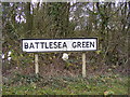 Battlesea Green Sign