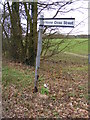 TM1977 : Roadsign on the B1118 Chickering Road by Geographer