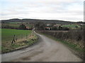 Scackleton  Lane  towards  Hovingham  Lodge