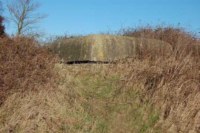 Pillbox by the side of Wheeler's Lane