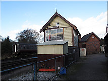 SJ9851 : Cheddleton signal box by Stephen Craven