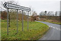 Road off the A417 near Elkstone