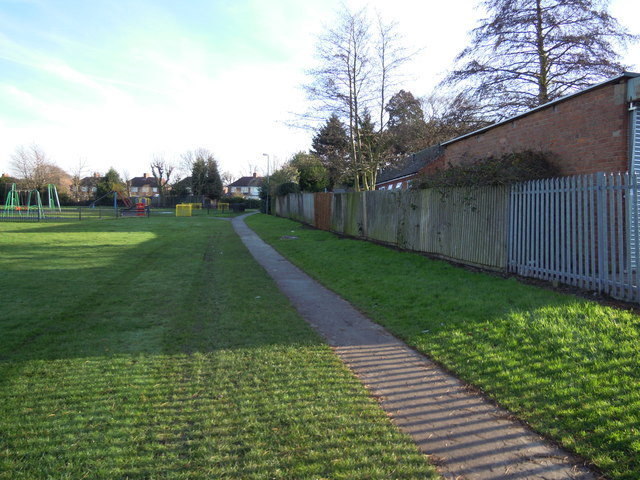 Path through Recreation Ground