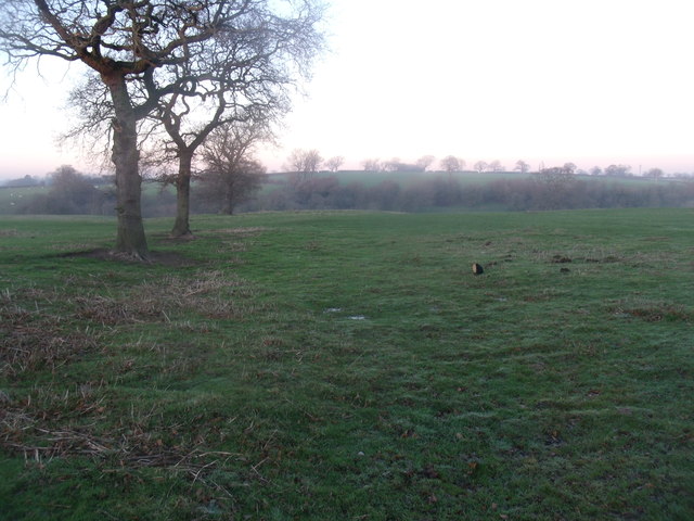 Looking down the course of the Roman Road