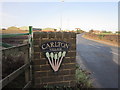 Entering Carlton in the rhubarb triangle of Wakefield