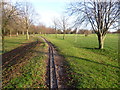 Model railway track in Swanley Park