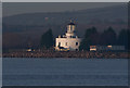 ST3182 : West Usk Lighthouse - Uskmouth by Mick Lobb