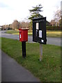 TM2444 : Eagle Way, Martlesham Village Notice Board & Lancaster Drive Postbox by Geographer