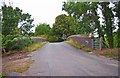 Railway bridge in Rectory Road, near Donington