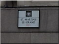 Street sign, St Martin