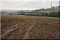 Arable field above Pant Brook