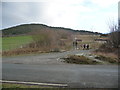 Access road to Snailbeach industrial heritage area