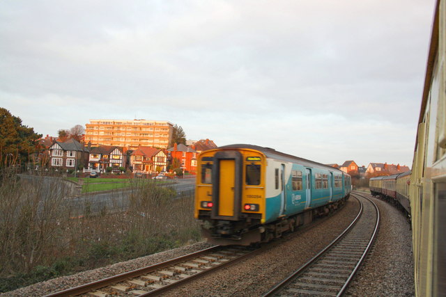 A diesel multiple unit heads for Barry