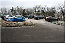 SK1283 : Mam Tor car park by Dave Dunford