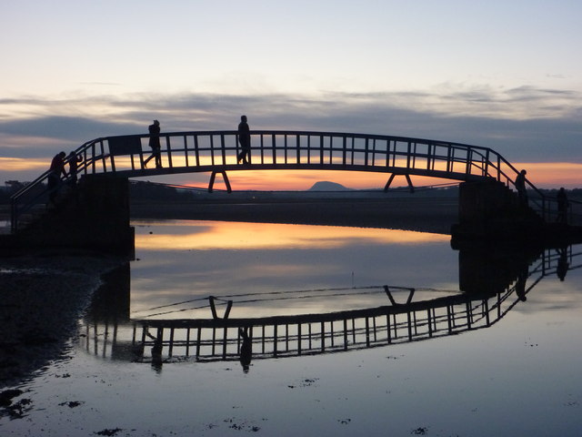 Coastal East Lothian : Crossing The Bridge At Belhaven