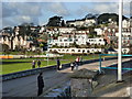 Goodrington: promenade, park, hotels and dwellings