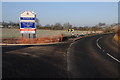 Entrance to forthcoming housing development