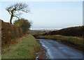 Lane north of Church Hill Cross