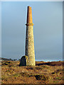 Mine chimney at Carn Gloose