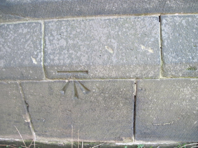Ordnance Survey Cut Mark on St Bartholomews Church, Armley