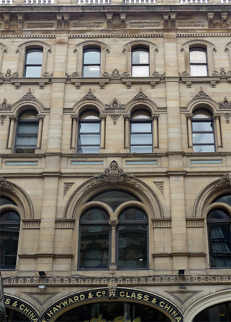 Detail of Hayward's Building, Deansgate, Manchester
