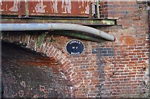 SO8277 : Number plaque on Limekiln Bridge, Staffs & Worcs Canal, Kidderminster by P L Chadwick