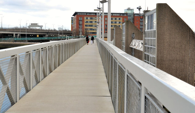 The Lagan weir footbridge, Belfast (2)