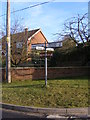 Roadsign on Withersdale Road