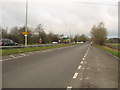 Looking back on the A419 towards Cirencester