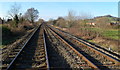 Railway lines west of Ebley level crossing