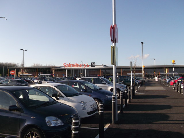 Ashford Sainsbury's Superstore © David Anstiss :: Geograph Britain and ...