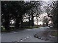 Knutsford - Toft Road, looking south from Beggarmans Lane