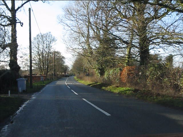 Salters Lane west of the crossroads