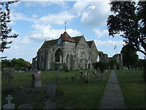 TQ9017 : The parish church, Winchelsea by Ruth Riddle