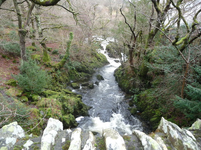 Part of the Afon Llugwy at Capel Curig