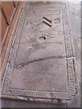 SK8043 : Grave Slab of Robert Staunton, St Mary's church by J.Hannan-Briggs