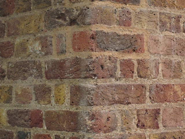 Bricks in a wall of St. Pancras Station